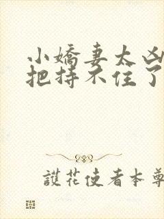 小娇妻太凶陆爷把持不住了