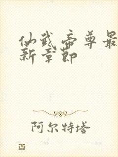 仙武帝尊最新更新章节