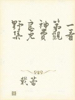 野良神第一季全集免费观看