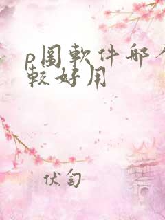 p图软件哪个比较好用