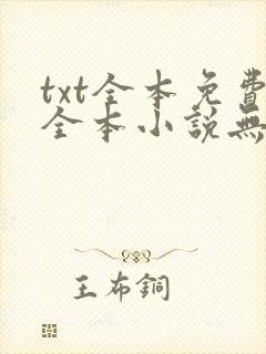 txt全本免费全本小说无广告