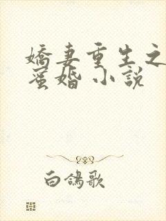 娇妻重生之甜宠蜜婚 小说