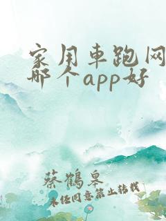 家用车跑网约车哪个app好