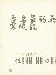 番名最弱无败神装机龙