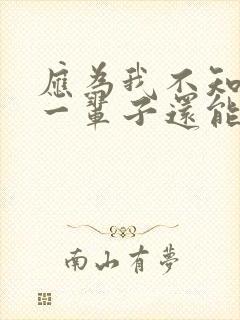 应为我不知道下一辈子还能否还能遇见你