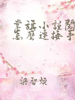 掌旗小说阅读器怎么连接手表