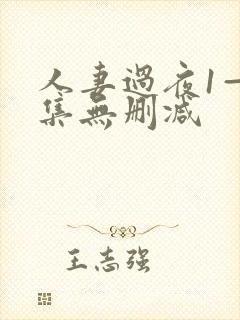 人妻过夜1—2集无删减