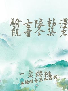 骑士队动漫在线观看全集免费播放