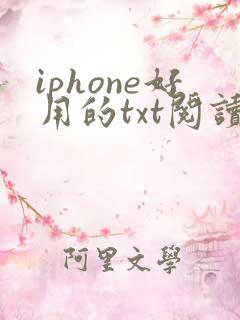 iphone好用的txt阅读器