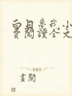 白日梦我小说免费阅读全文无删减