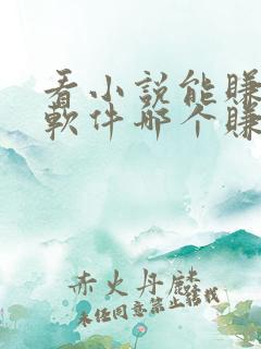 看小说能赚钱的软件哪个赚得多