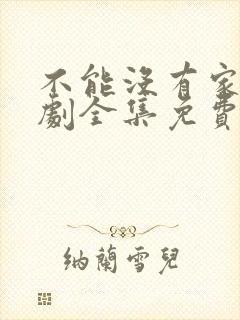 不能没有家电视剧全集免费播放