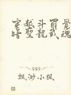 穿越斗罗觉醒黑暗圣龙武魂的小说