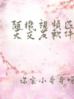 随机视频匹配聊天交友软件app