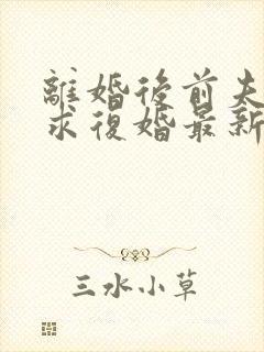 离婚后前夫哭着求复婚最新