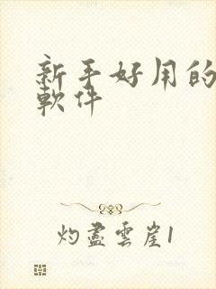 新手好用的p图软件