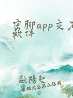 密聊app交友软件