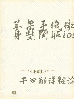 苹果手机微信分身双开版ios下载