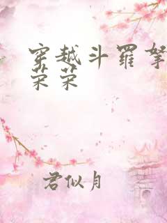 穿越斗罗拿下宁荣荣