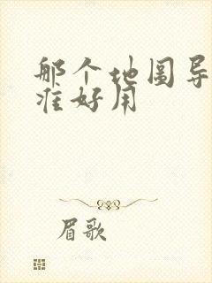 那个地图导航精准好用