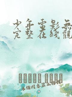 少年电影无删减完整在线观看