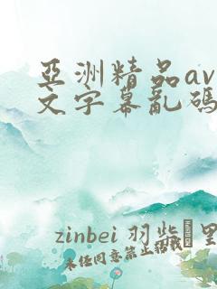亚洲精品av中文字幕乱码