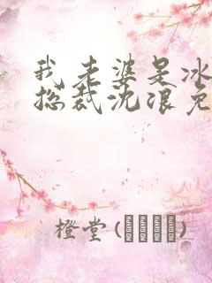 我老婆是冰山女总裁沈浪免费阅读