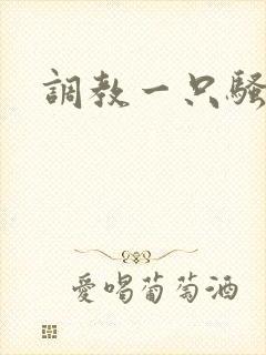 调教一只骚母狗