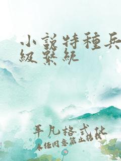 小说特种兵之超级系统