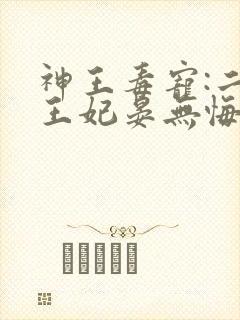 神王毒宠:二嫁王妃晏无悔凤九霄