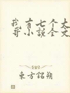 我有七个大佬哥哥小说全文免费