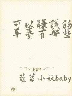 可以赚钱的聊天平台有哪些