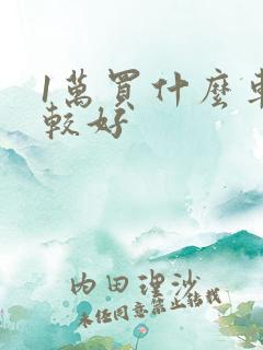 1万买什么车比较好