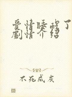 爱情睡醒了分集剧情介绍