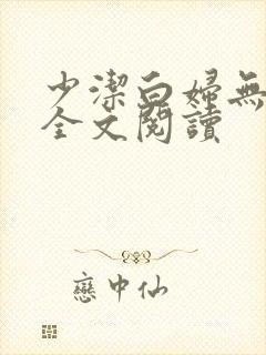 少洁白妇无删减全文阅读