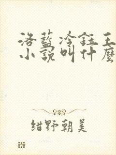 洛蓝冷钰王爷的小说叫什么