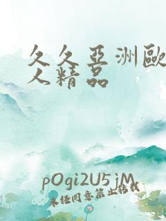 久久亚洲欧美成人精品