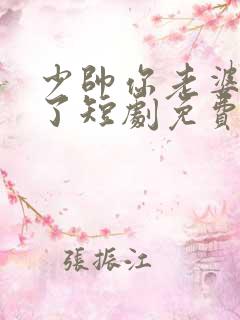 少帅你老婆又跑了短剧免费