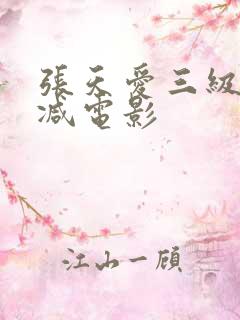 张天爱三级无删减电影