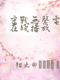 密战无声电视剧在线播放