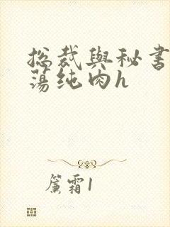 总裁与秘书h放荡纯肉h