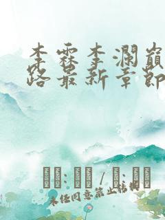 李霖李澜巅峰之路最新章节列表