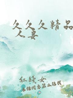 久久久精品视频 人妻