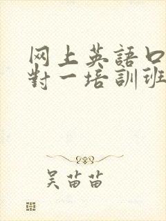 网上英语口语一对一培训班
