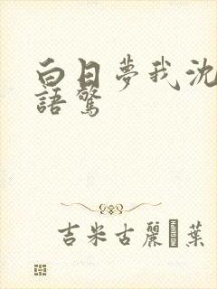 白日梦我沈倦林语惊