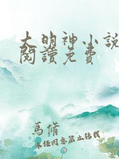 大明神小说在线阅读免费