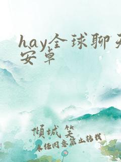 hay全球聊天安卓