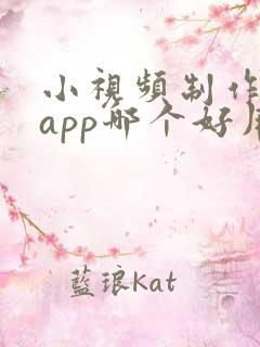 小视频制作软件app哪个好用