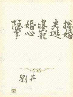 隐婚曝光总裁的掌心宠逃婚了贺聿舟免费阅