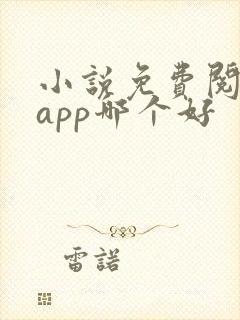 小说免费阅读的app哪个好